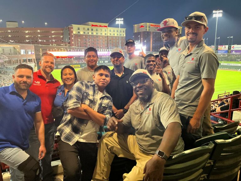 Vertical Solutions Team at Baseball Game