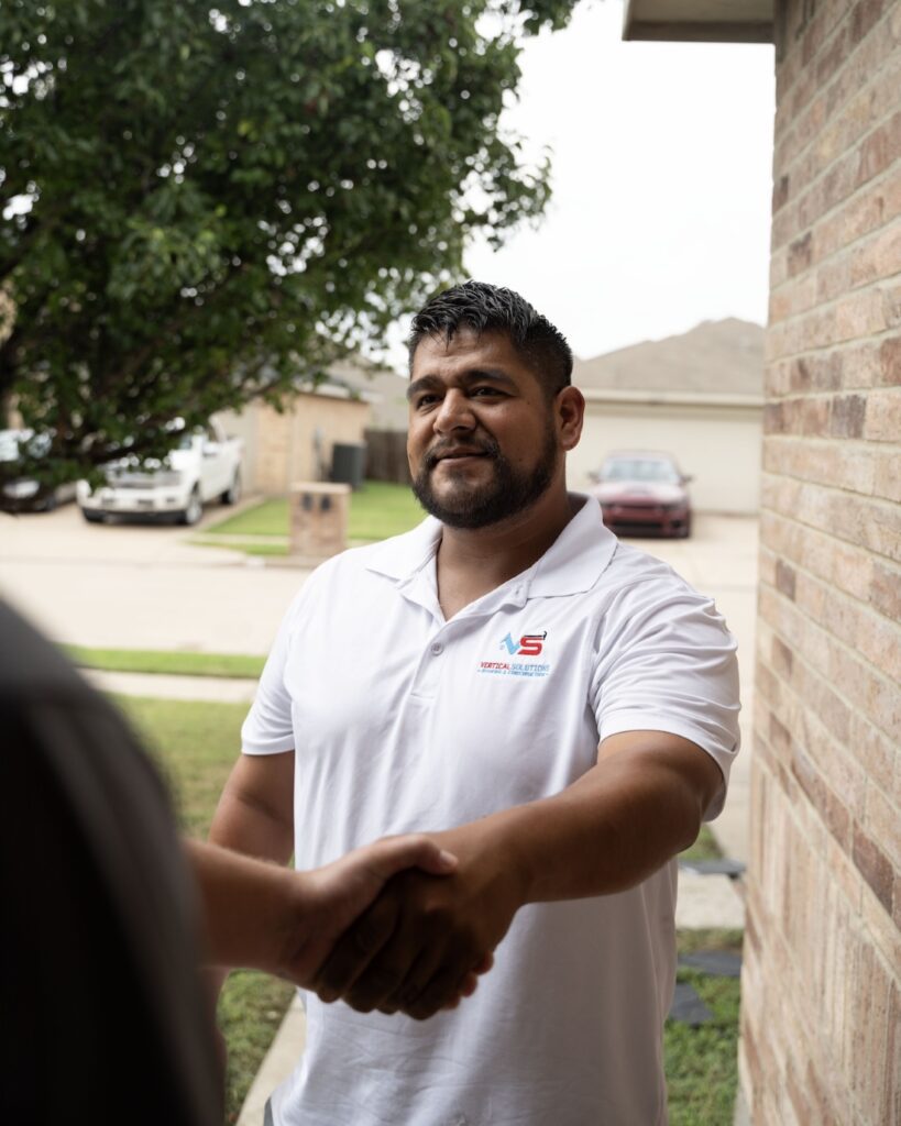 Roofing Consultant Meeting with Homeowner - Roofing in Parker, Texas